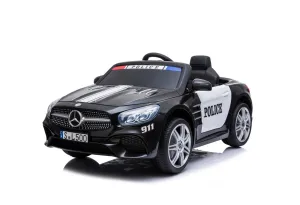 Акумулаторна кола Licensed Mercedes Benz SL500 Police Black