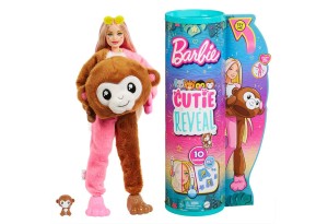 Barbie Cutie Reveal Кукла С Костюм Jungle Monkey