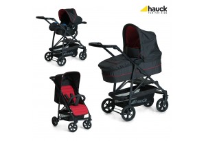 Бебешка количка Rapid 4 Plus Trio Set Caviar Tango Hauck