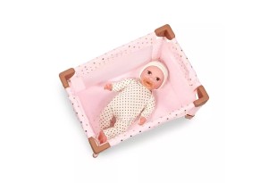 Детска играчка, Battat, Сгъваема кошара за кукли Lulla Baby 14', 33 х 15.24 х 12.7 см, Розов