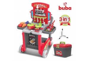 Детска кухня Buba Kitchen little Chef - Червена