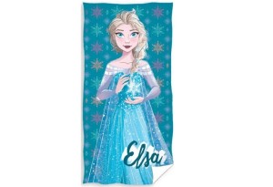 ДЕТСКА КЪРПА ЗА БАНЯ ELSA FROZEN ПАМУК 140 см