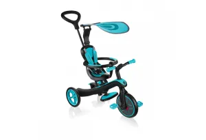 Детска триколка 4 в 1, Globber Trike Explorer синьо-зелена