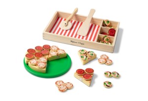 Дървен игрален комплект Melissa and Doug Пица парти