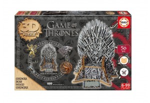 Дървен пъзел EDUCA 3D Game of thrones 56ч 17207