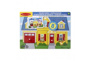 Дървен пъзел със звуци Къщата Melissa and Doug