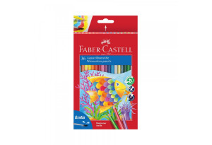 Faber-Castell Акварелни моливи, 36 цвята, с включена четка