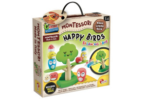 Игра за балансиране Lisciani Montessori Baby Happy Birds с пъзел