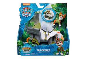 Игрален комплект Paw Patrol Jungle PUPS Фигурка с превозно средство - Tracker