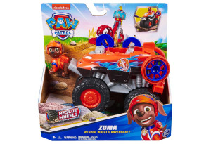 Игрален комплект Spin Master Paw Patrol Rescue Wheels фигурка и превозно средство - Zuma