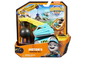 Игрален комплект Spin Master Paw Patrol Rubble &amp; Crew фигурка и превозно средство - Motor