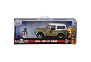 Кола с фигурка Jada Marvel Groot 1973 Ford Bronco 1:32