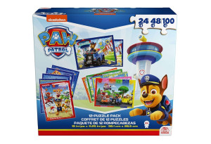 Комплект детски пъзели Spin Master Paw Patrol 12 броя, 560 ч.