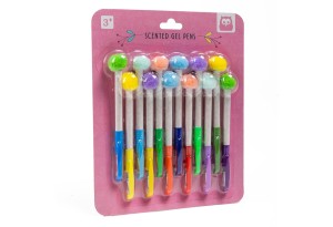 Комплект химикалки, Eurekakids, 12 броя, Многоцветни