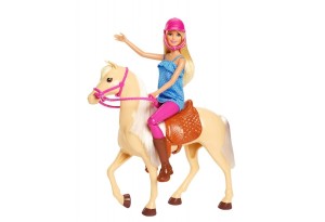 Комплект Mattel BARBIE Кукла Barbie с кон