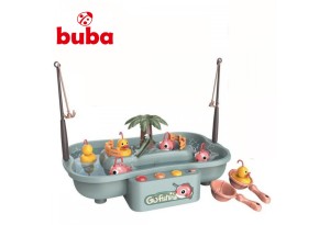 Комплект за риболов Buba Go Fishing 889-193, рибки, сив