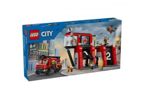 LEGO City Fire 60414 - Пожарна команда и пожарникарски камион