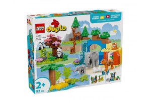 LEGO® DUPLO 10446 - Семействата на дивите животни „3 в 1“