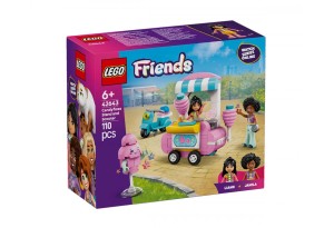 LEGO® Friends 42643 - Щанд за захарен памук и скутер