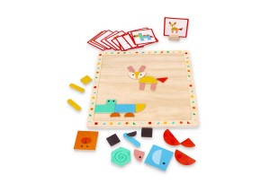 Lelin Toys, Магнитен пъзел с форми