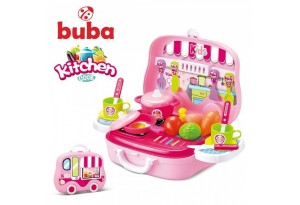 Малка детска кухня Buba Kitchen Cook, 008-915, Розова