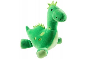Мека играчка Динозавър, зелен, 25 см.
