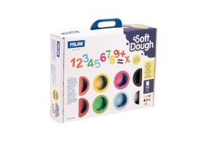 Milan Тесто за моделиране Soft Dough - Комплект Цифри