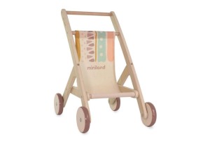 Miniland Дървена количка за кукли - 31185