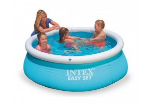 Надуваем басейн INTEX Easy Set, 183 х 51 см.