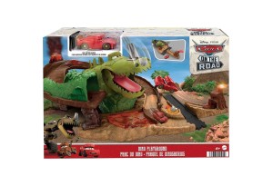 Писта Mattel Cars Dino Playground, с една кола Lightning McQueen
