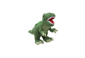 Плетена играчка Динозавър T-rex, 28 см., серия Wilberry Knitted