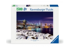 Пъзел Ravensburger 1500 ел. - Зима в Ню Йорк