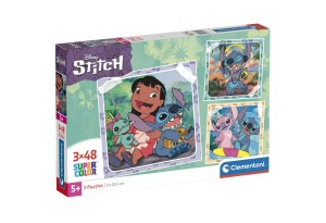 Пъзел Stitch 3x48 части