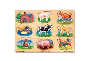 Пъзел със звуци Melissa&amp;Doug Ферма 10268