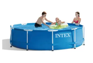 Сглобяем басейн INTEX Metal Frame с филтърна помпа, 305 х 76 см.