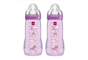 Шише MAM Easy Active Bottle 330ml 2бр лилави