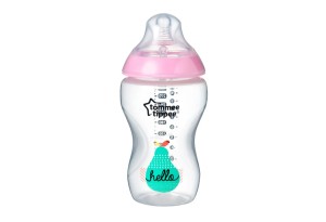 Шише за хранене Tommee Tippee Closer to Nature Easi Vent, 340 мл, круша