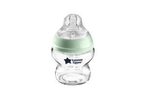 Стъклено шише за хранене Tommee Tippee Closer to Nature Easi Vent 150мл