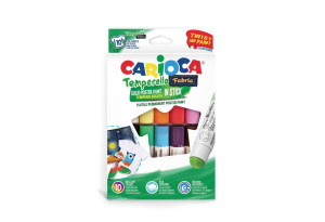 Сухи темперни бои за текстил CARIOCA Fabric, 10бр