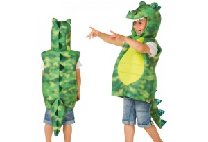 Театрален костюм Зелен крокодил, 4-7 години