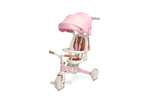 Триколка и баланиращо колело 2в1 Faro Pink Caretero Toyz