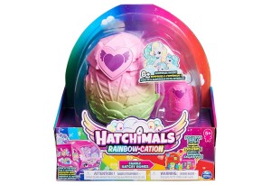 Яйце изненада Spin Master Hatchimals CollEGGtibles Rainbow-Cation Hatchy Homes