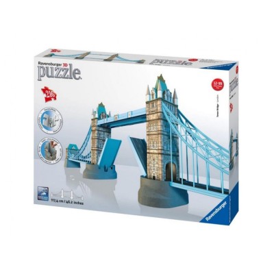 3D Пъзел Ravensburger 216 ел. - Тауър Бридж, Лондон