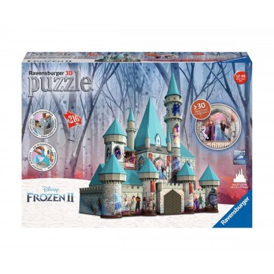 3D Пъзел Ravensburger 216 ел. - Замръзналото кралство 2: Замъкът