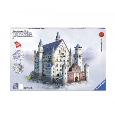 3D Пъзел Ravensburger 216 елемента - Замъкът Нойшванщайн