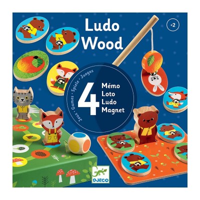 4 игри Ludo wood