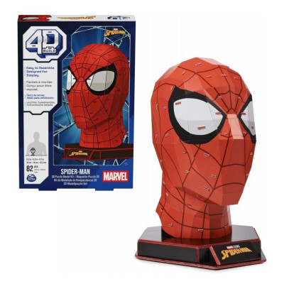 4D пъзел Spin Master Marvel: Spider-Man Mask, 82 ч.