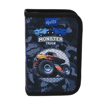 ABC123 Monster Truck несесер с 1 цип, ПЪЛЕН