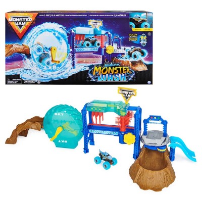 Автомивка Spin Master Monster Jam Monster Wash с количка 6060518