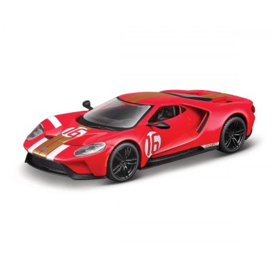 Bburago - модел на кола 1:32 - 2022 Ford GT Heritage Edition